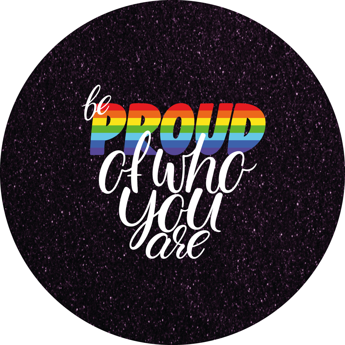 Proud Message Design custom vinyl carpet - TenStickers