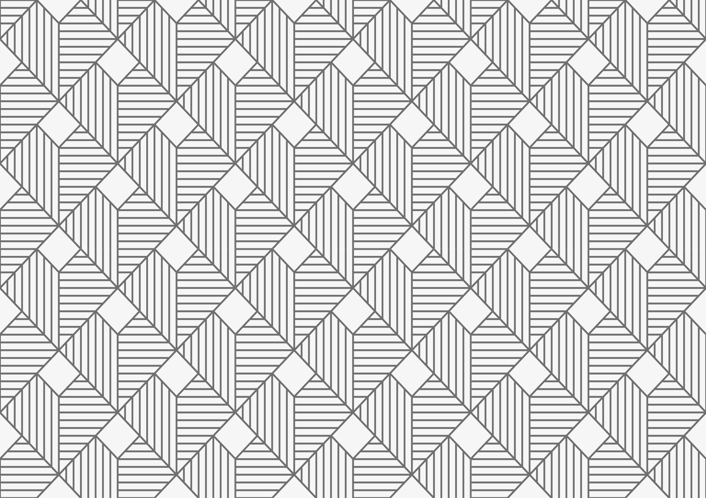 Grey patterned style geometric vinyl carpet - TenStickers