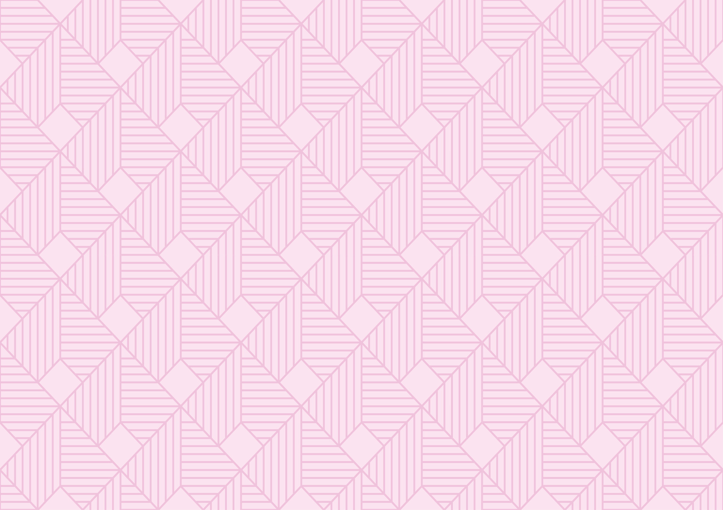 Pink elegant patterns geometric vinyl carpet - TenStickers