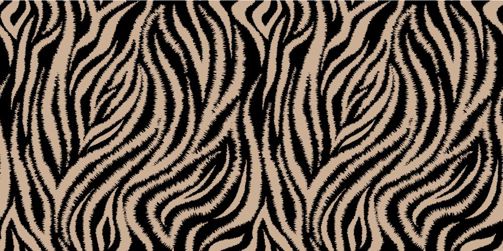 Animal print vinyl carpet zebra striped design - TenStickers