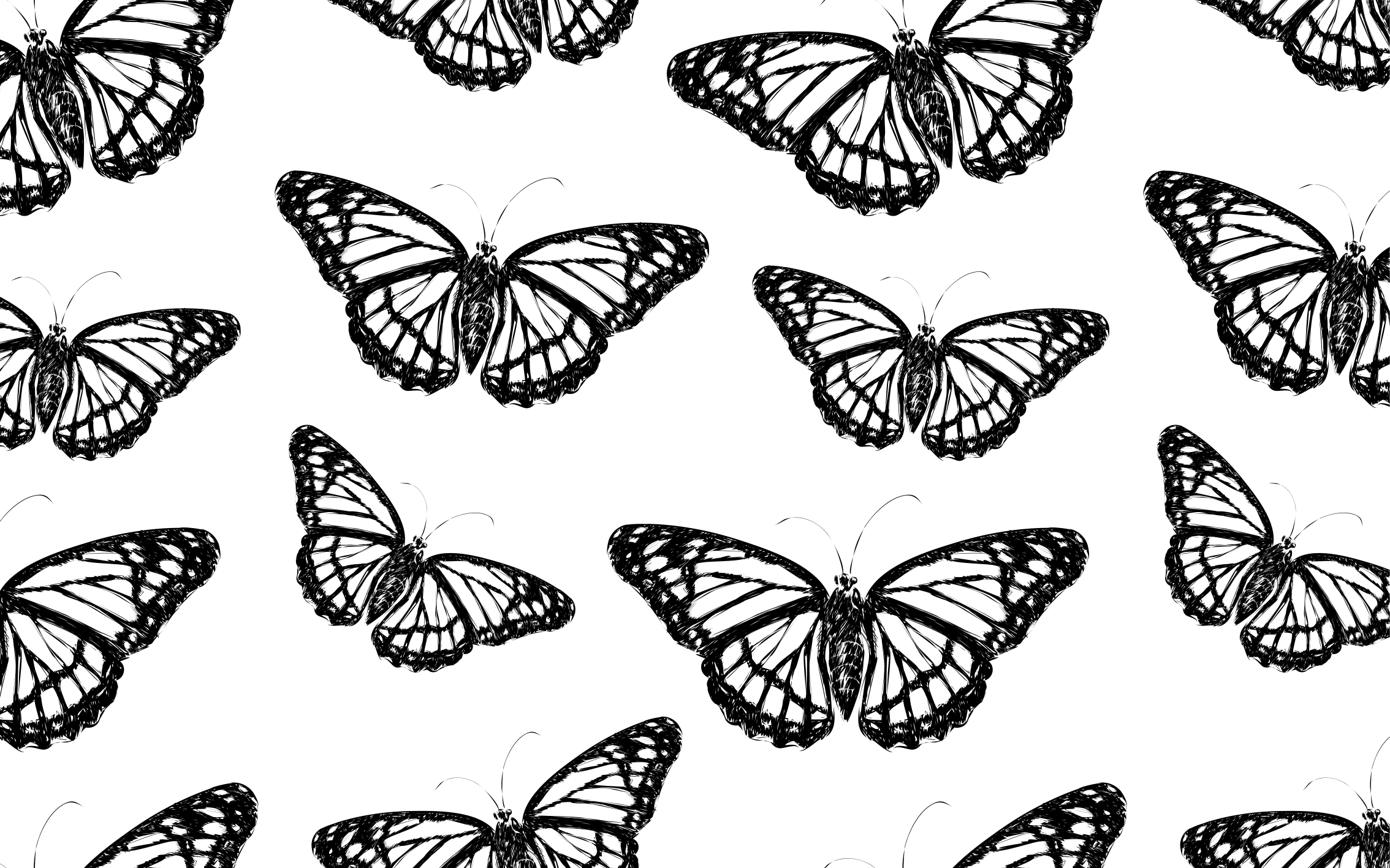 Butterfly Emblem teen vinyl carpet - TenStickers