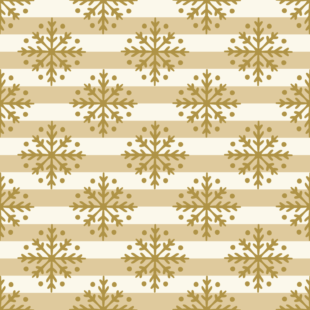 Snowflake Stripes Christmas vinyl carpet - TenStickers