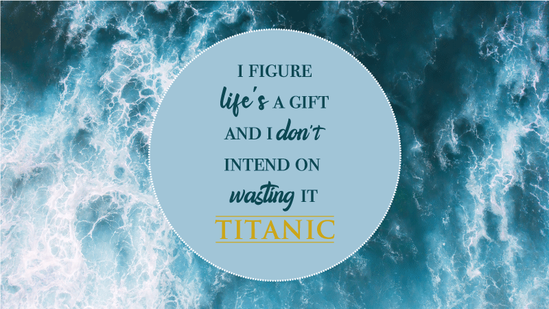 LIFE'S A GIFT custom vinyl carpet - TenStickers