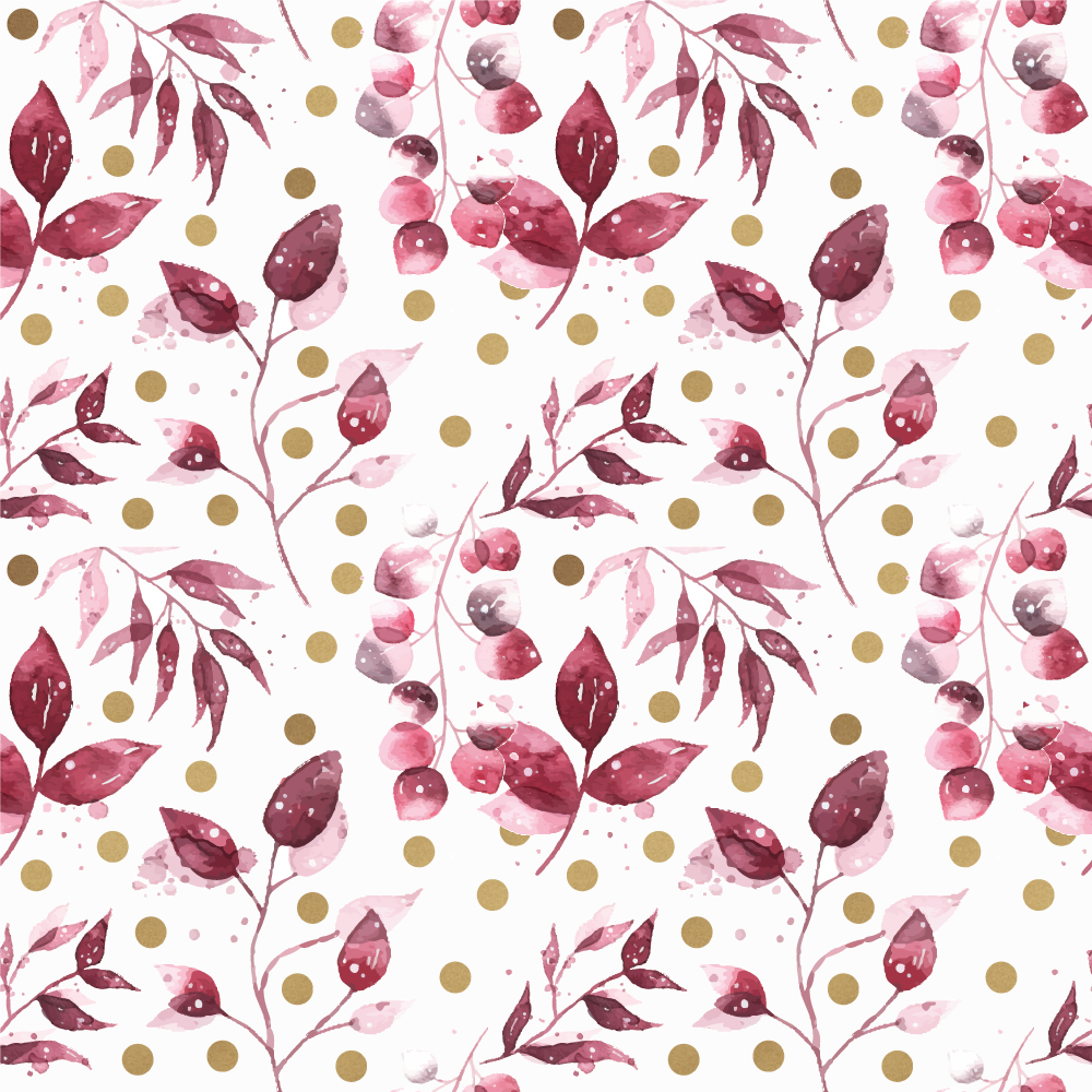 Floral vinyl carpet botanical print design - TenStickers