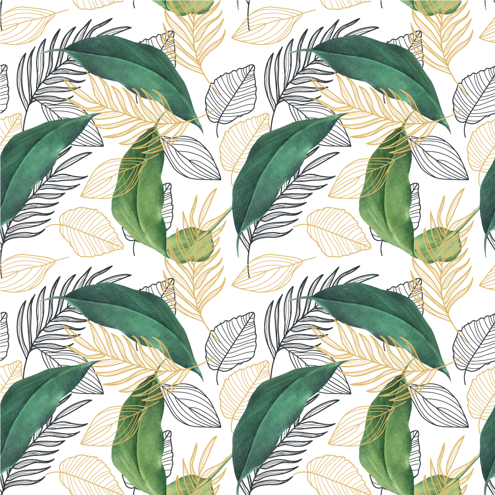 Rich Foliage Element nature vinyl carpet - TenStickers