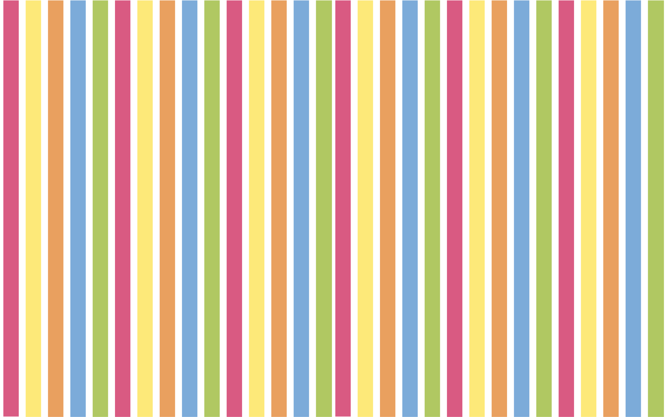 Striped vinyl carpet colorful vertical lines - TenStickers
