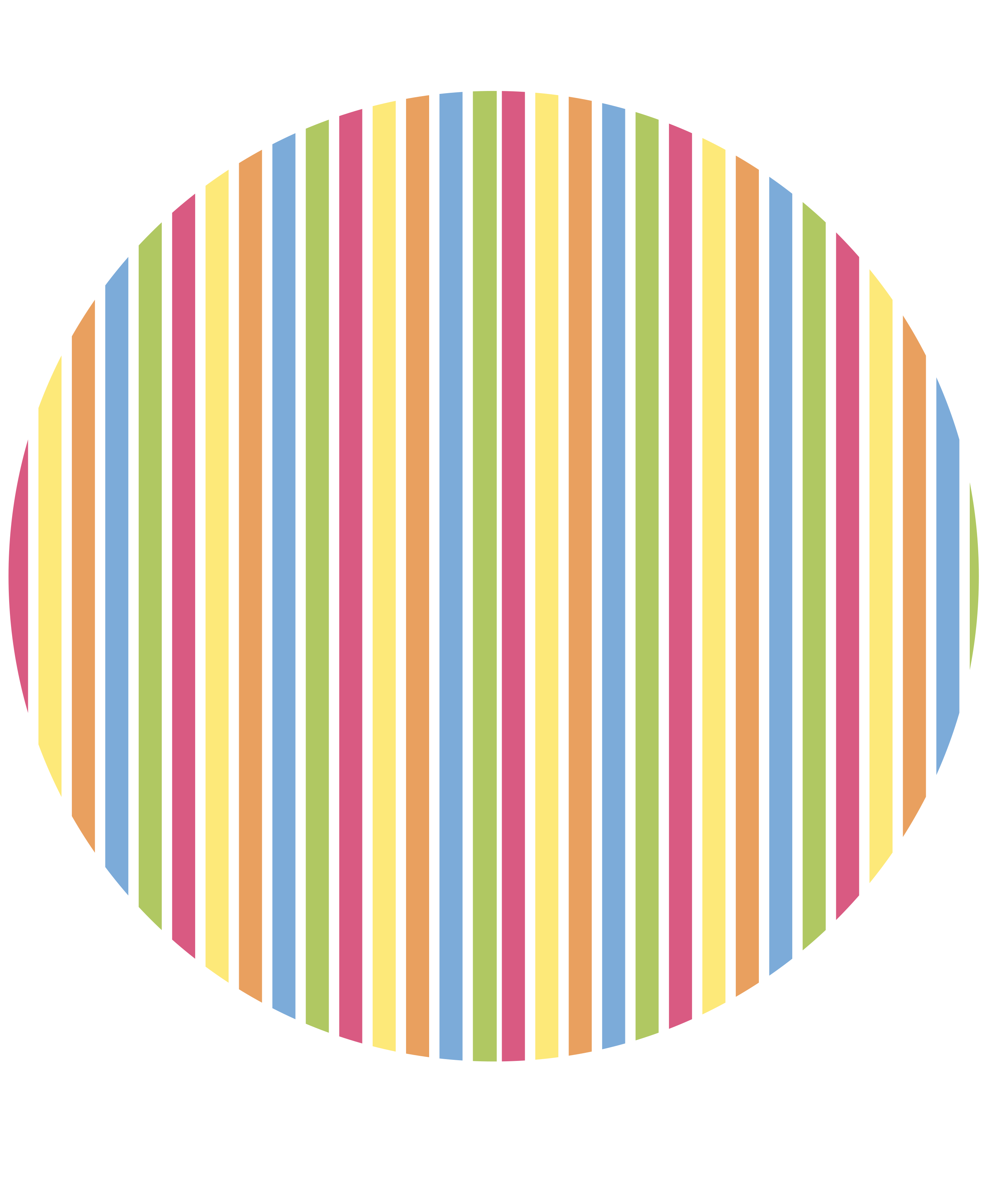 Lively striped style striped vinyl carpet - TenStickers