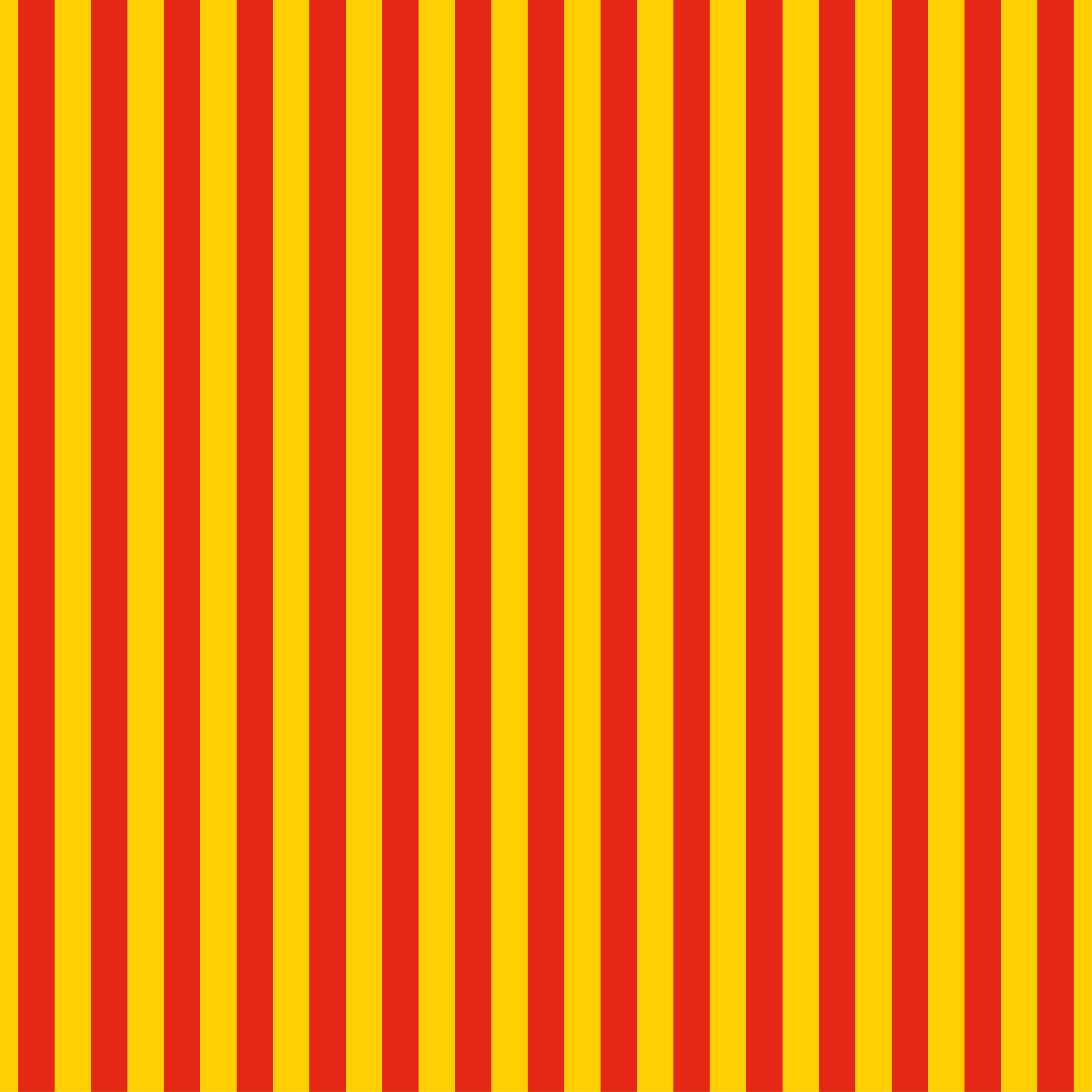 Vertical red and yellow striped vinyl carpet - TenStickers
