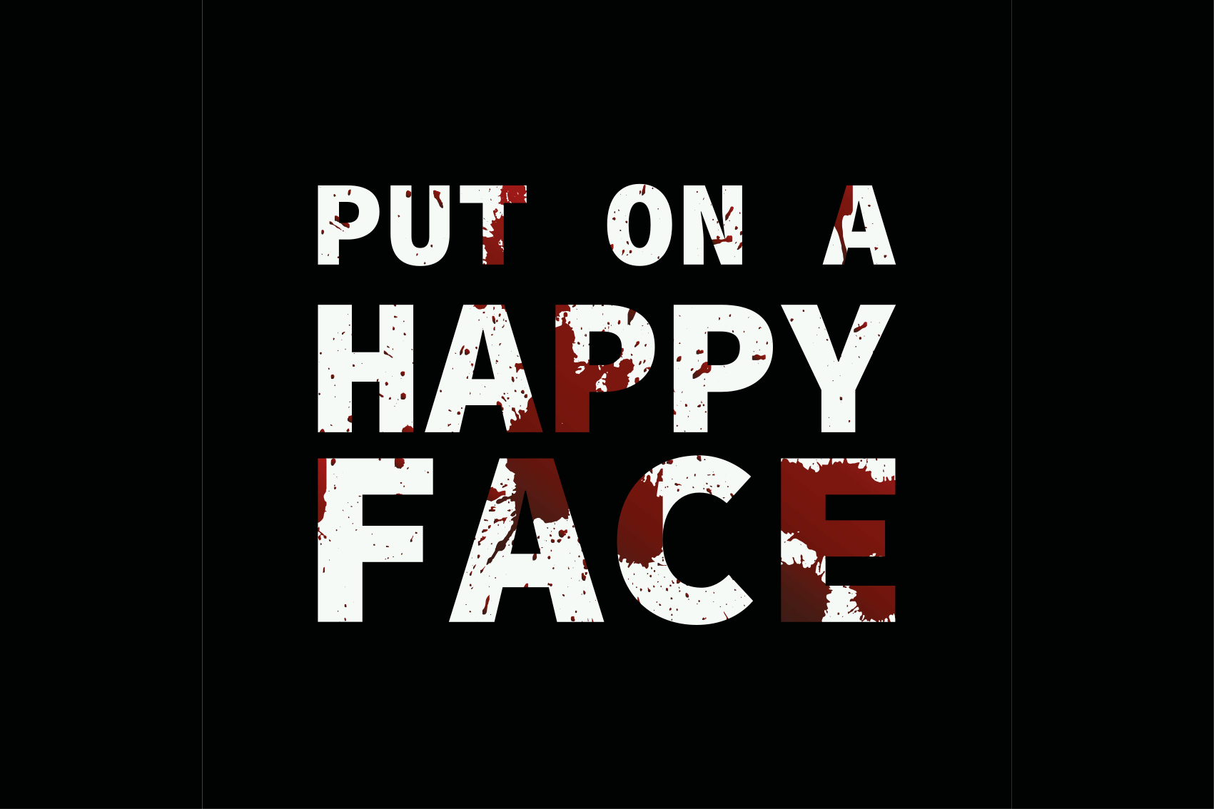 Put on face custom vinyl carpet - TenStickers