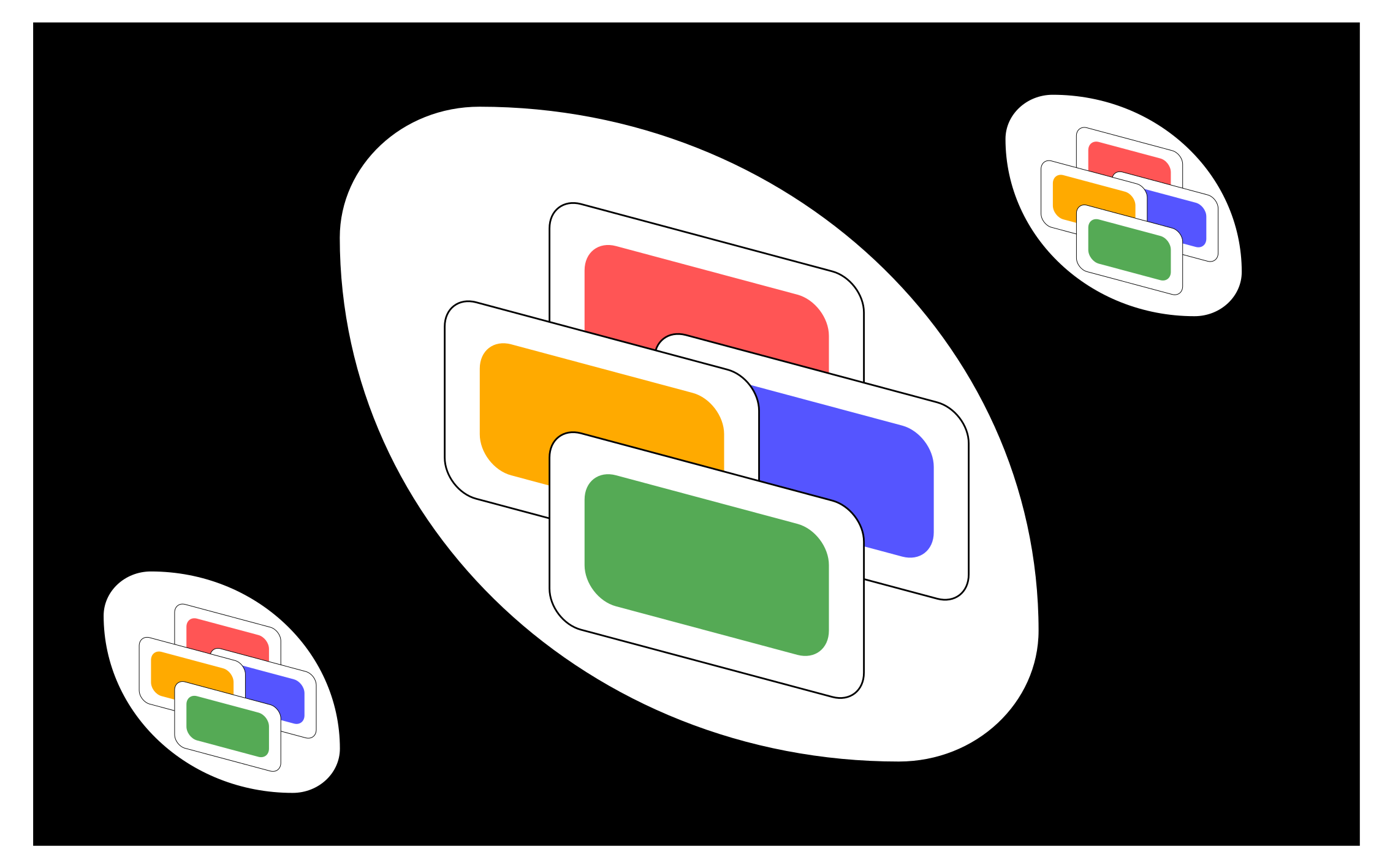 Black classic card game vinyl carpet - TenStickers