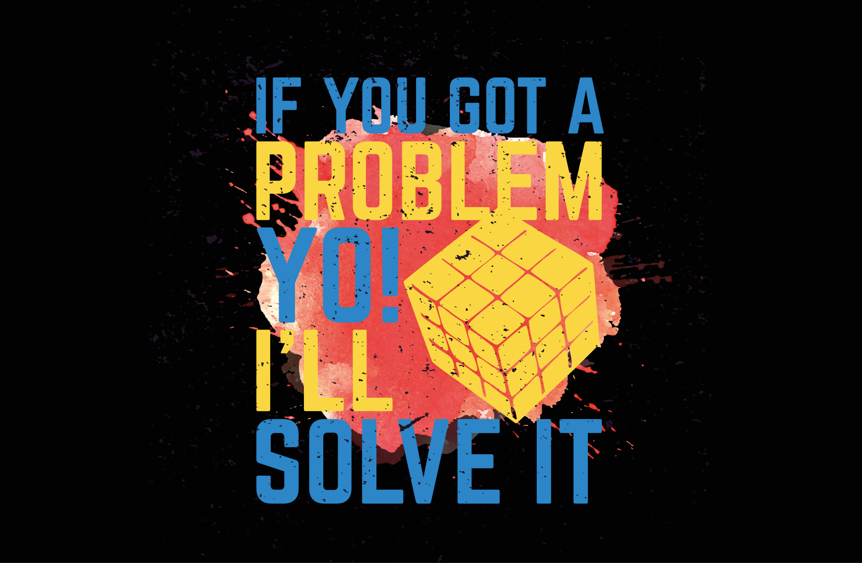Problem Solving Message custom vinyl carpet - TenStickers