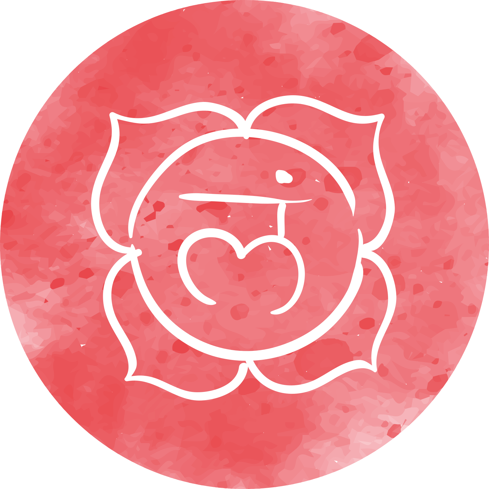 Circular Rose Design mandala vinyl carpet - TenStickers