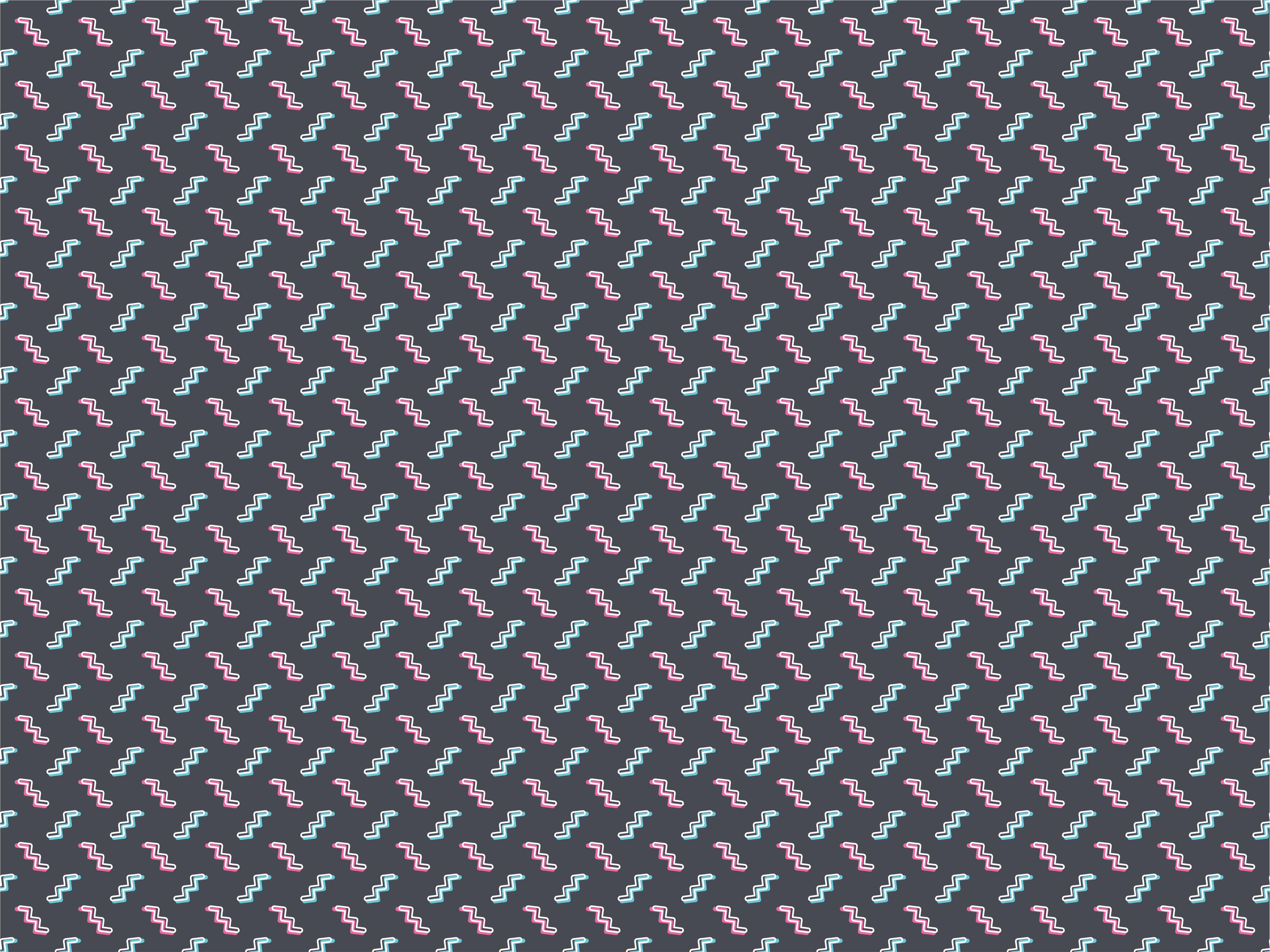 Colorful Wavy Shapes kids vinyl carpet - TenStickers