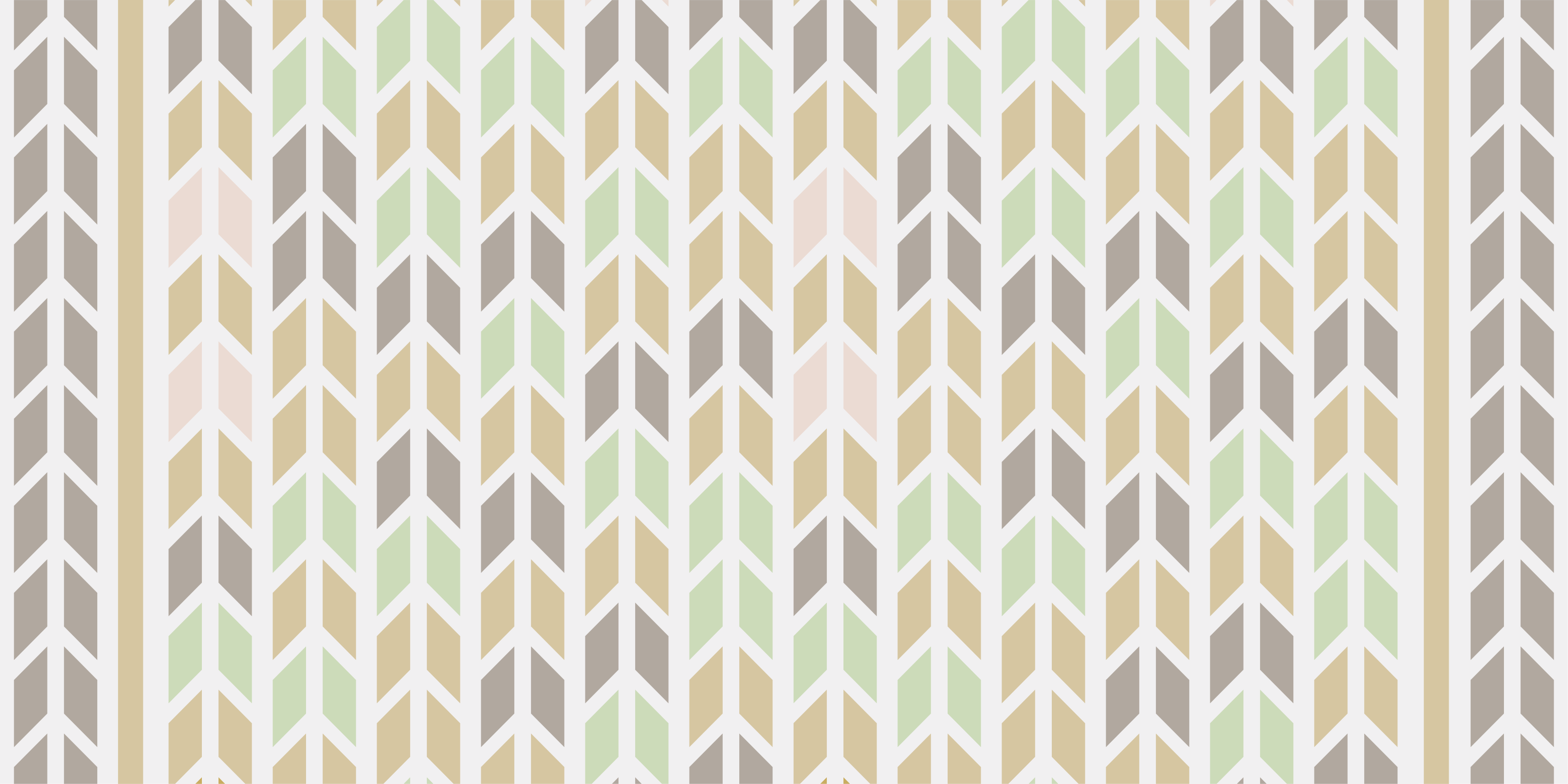 Chevron Hues geometric vinyl carpet - TenStickers