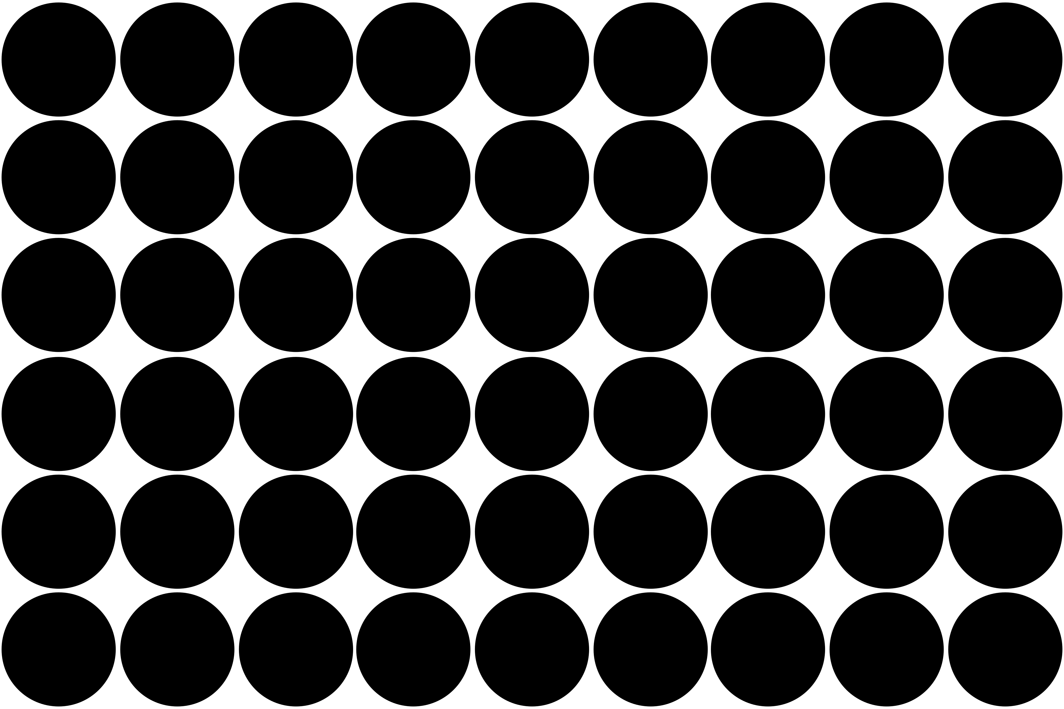 Monochrome Circle Pattern geometric vinyl carpet - TenStickers