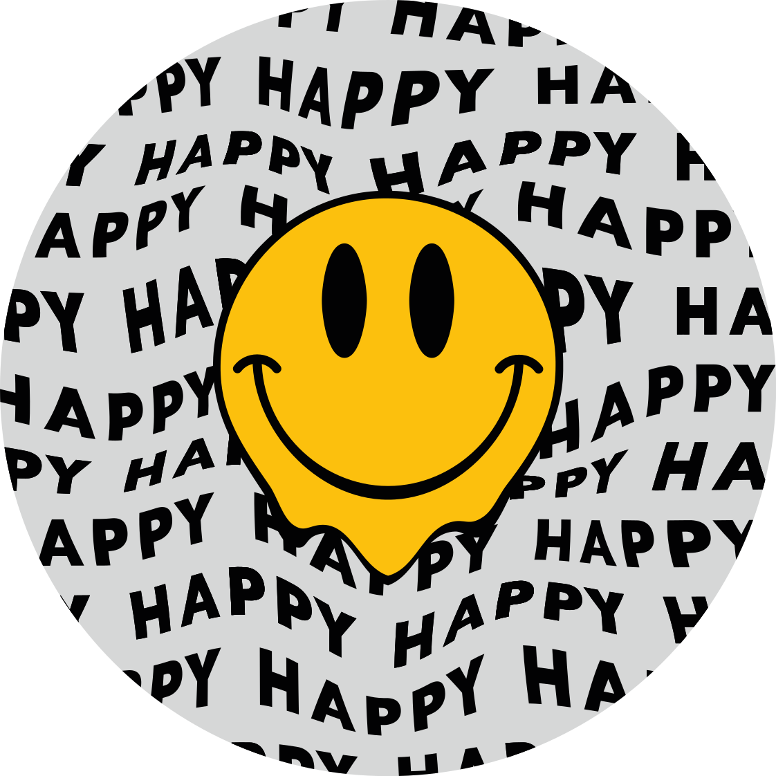 Happy Smile Graphic teen vinyl carpet - TenStickers