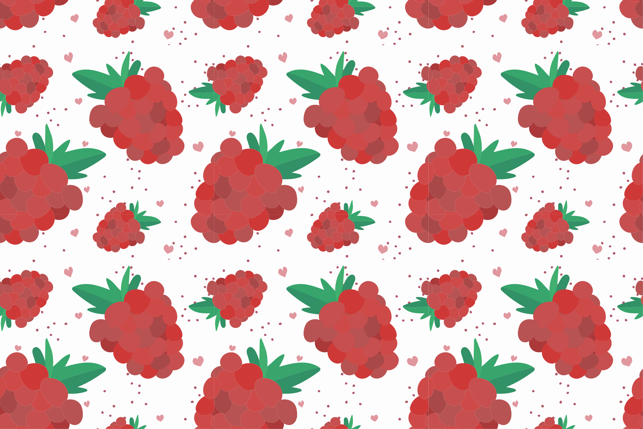 Vibrant Berry Pattern floral vinyl carpet - TenStickers