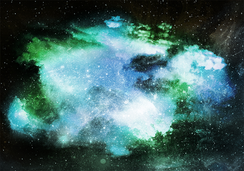 Celestial Discovery star vinyl carpet - TenStickers