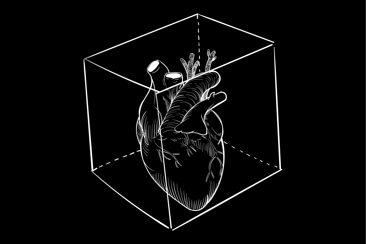 Heart Illustration modern vinyl carpet - TenStickers