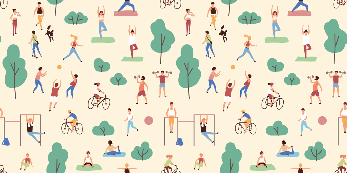 Active Play Scenes kids vinyl carpet - TenStickers