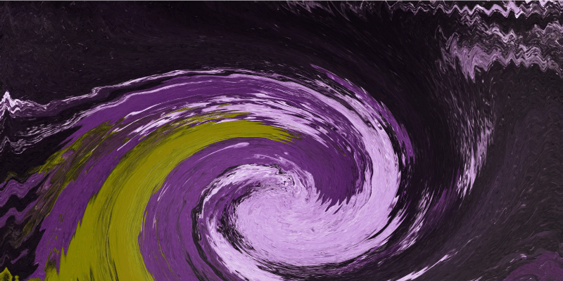 Spiraling colour flows teen vinyl carpet - TenStickers