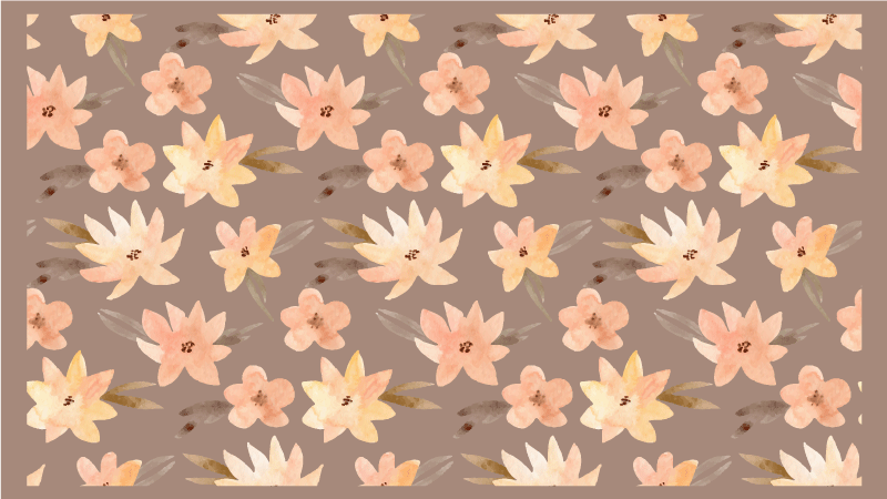 Floral Element Collection floral vinyl carpet - TenStickers