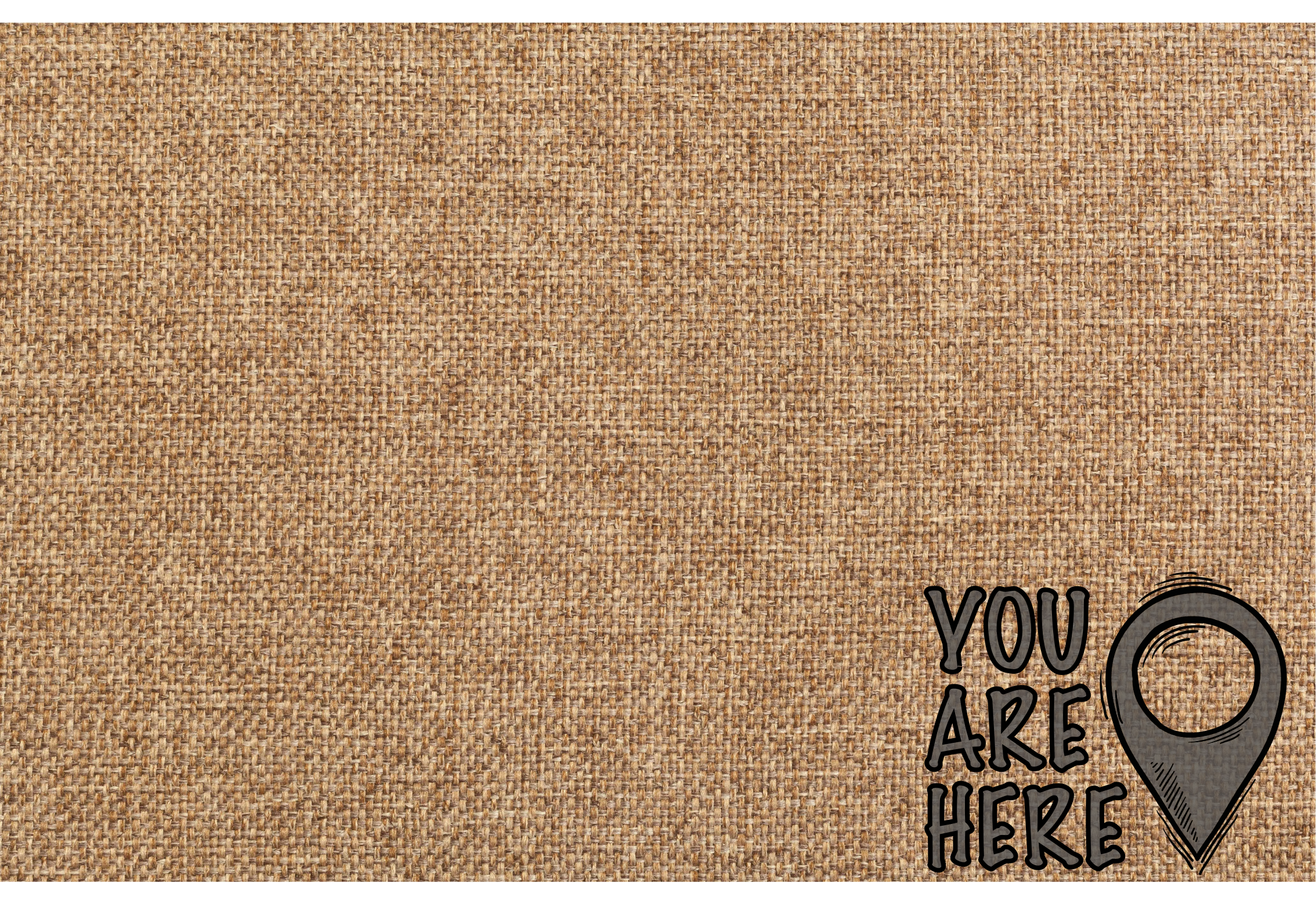 You are here minimalist vinyl carpet - TenStickers