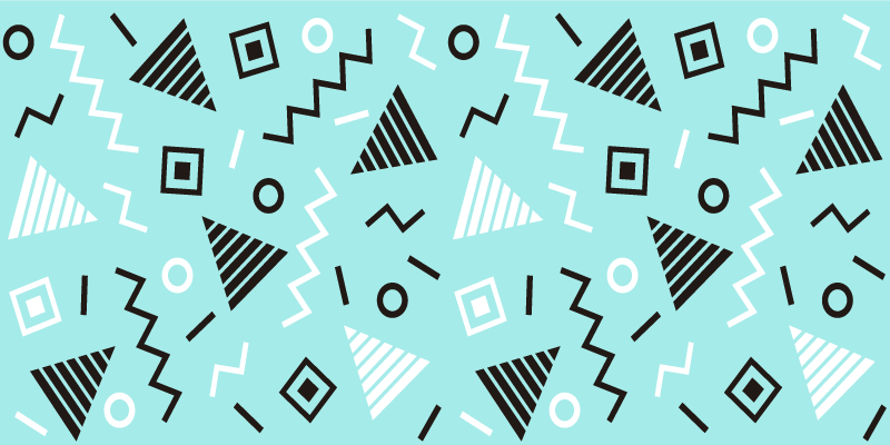 Forms Arrangement geometric vinyl carpet - TenStickers