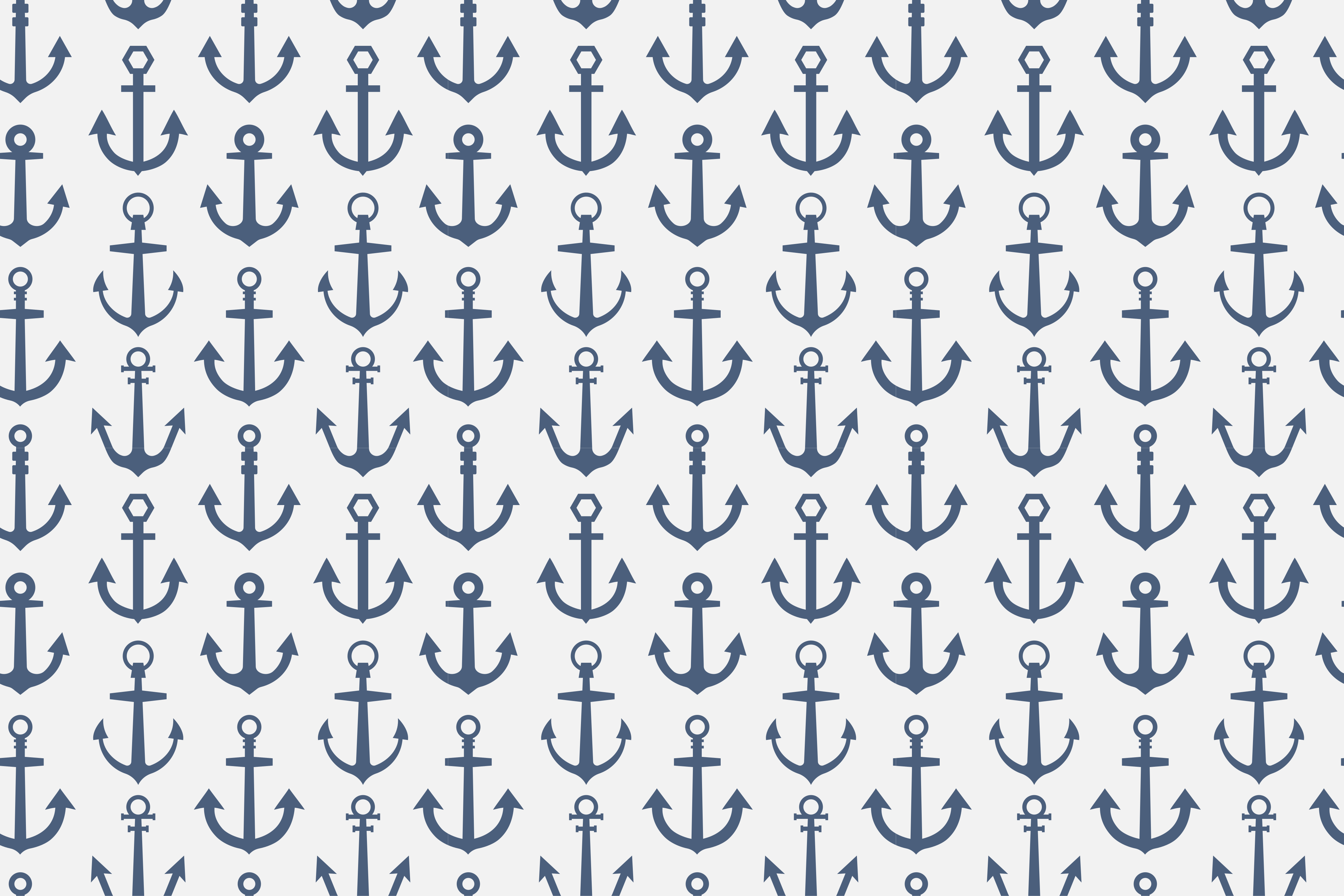 Nautical Anchor Theme bathroom vinyl carpet - TenStickers