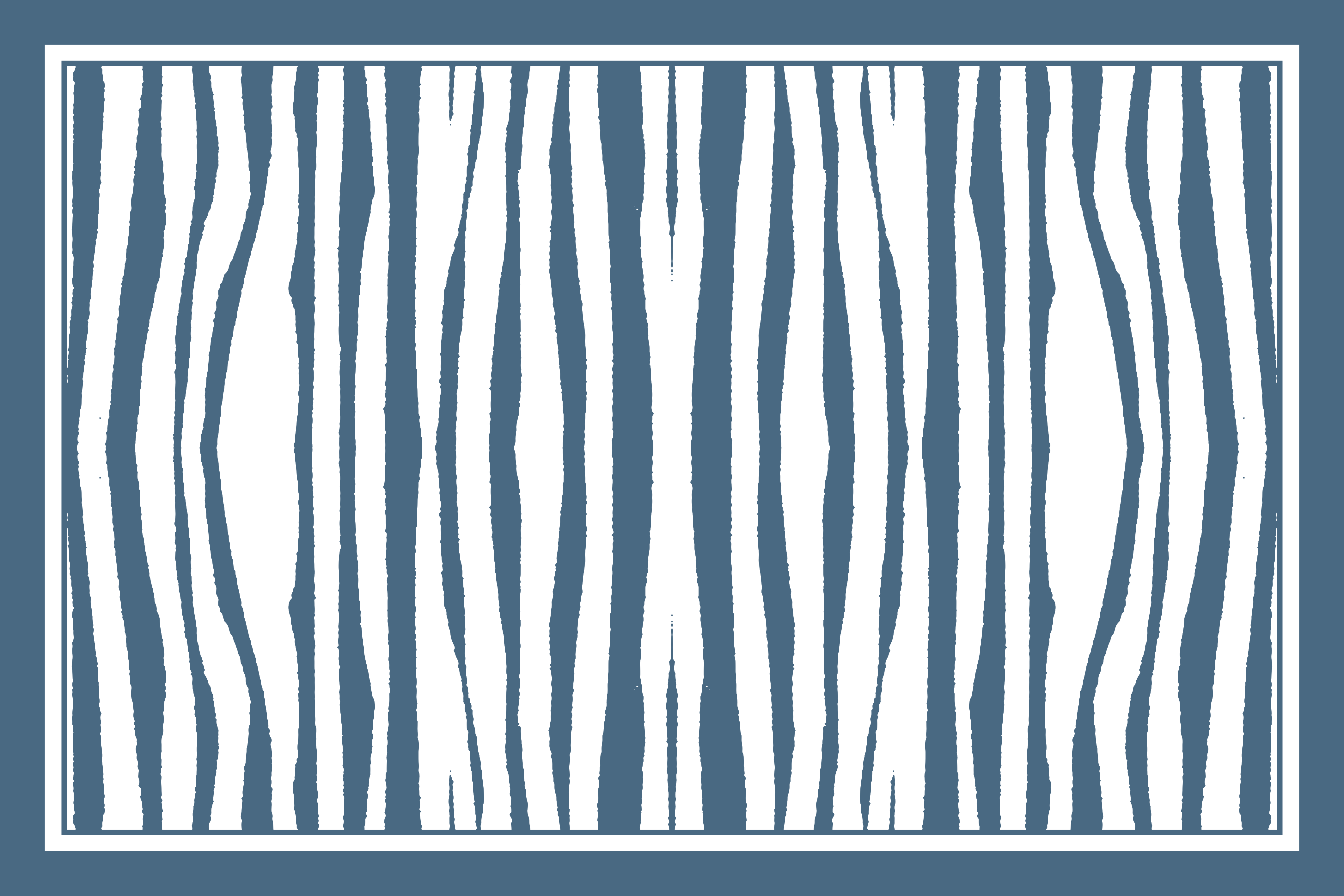 Blue zebra stripes animal print vinyl carpet - TenStickers