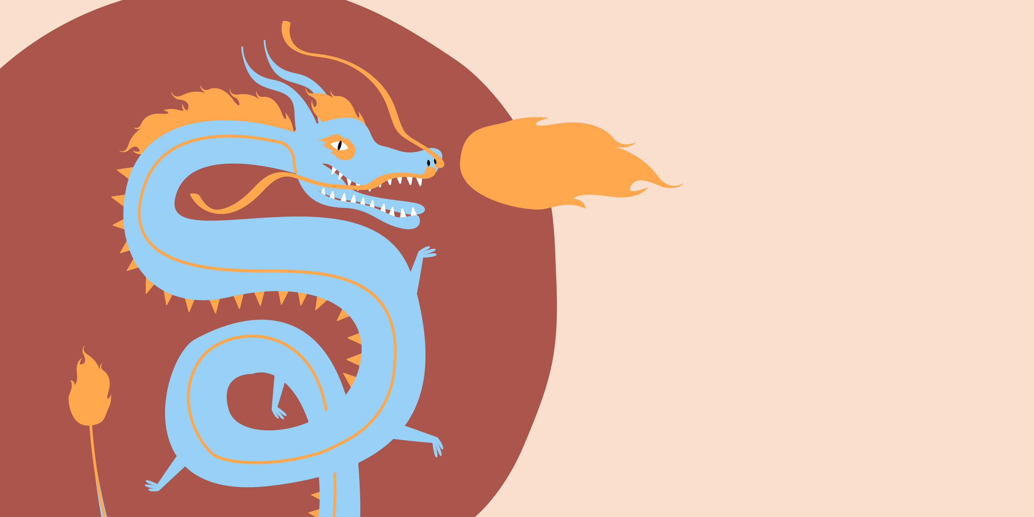 Dragon spirit ethnic vinyl carpet - TenStickers