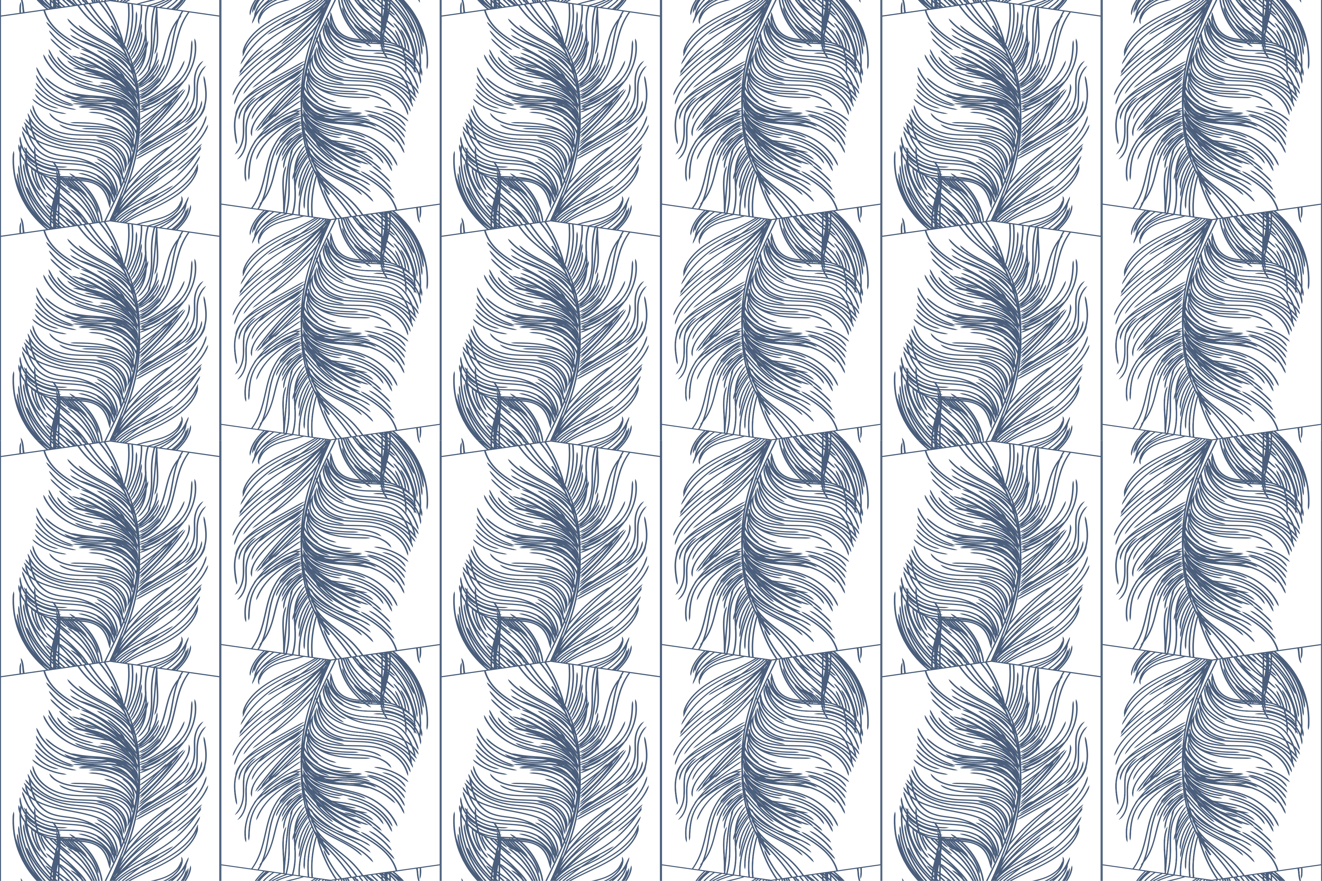 Graceful leaves nature vinyl carpet - TenStickers