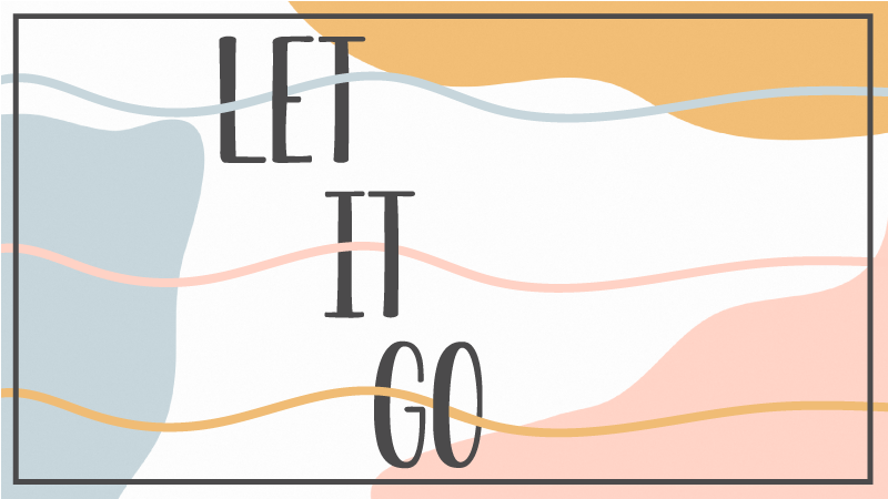 LET IT GO custom vinyl carpet - TenStickers