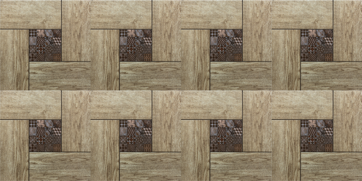 Textured Pattern wood effect vinyl carpet - TenStickers