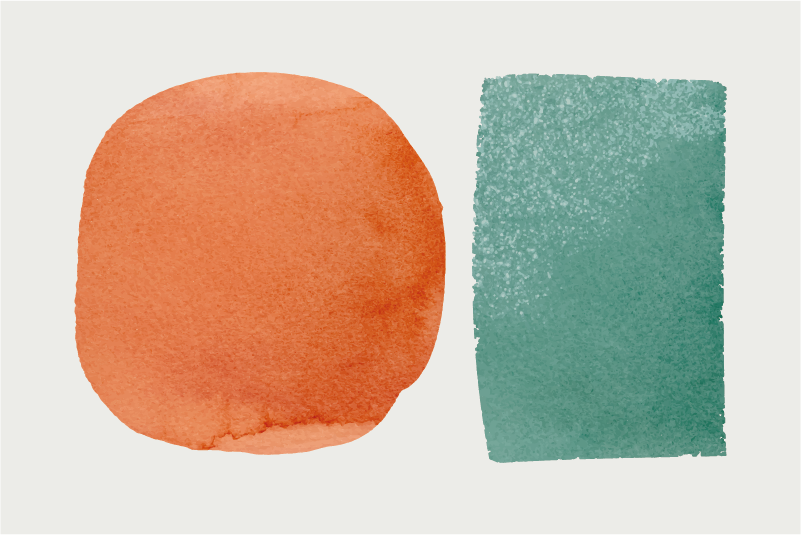 Abstract segments living room vinyl carpet - TenStickers