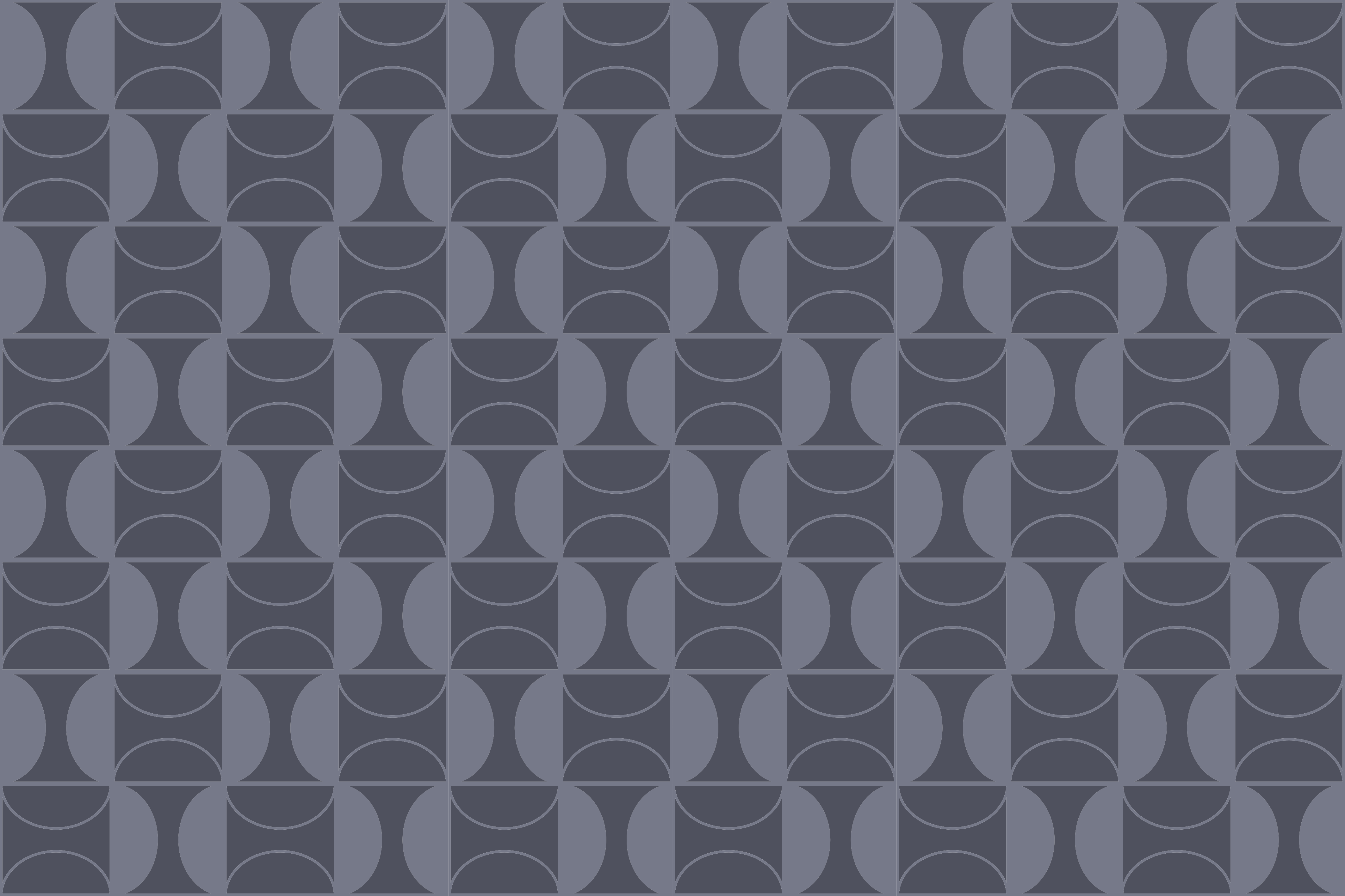 Circular Patterned Style geometric vinyl carpet - TenStickers