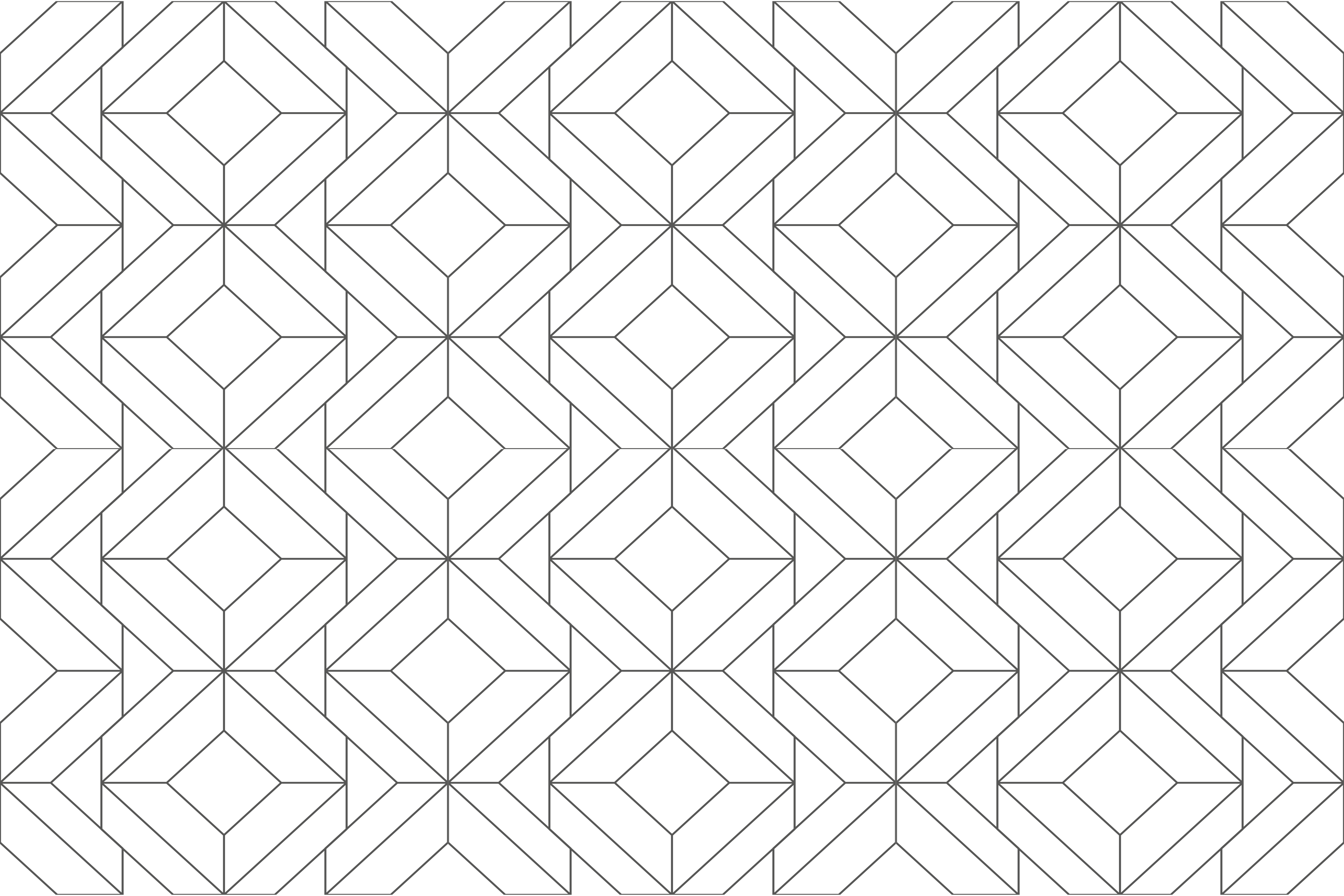 White Pattern geometric vinyl carpet - TenStickers