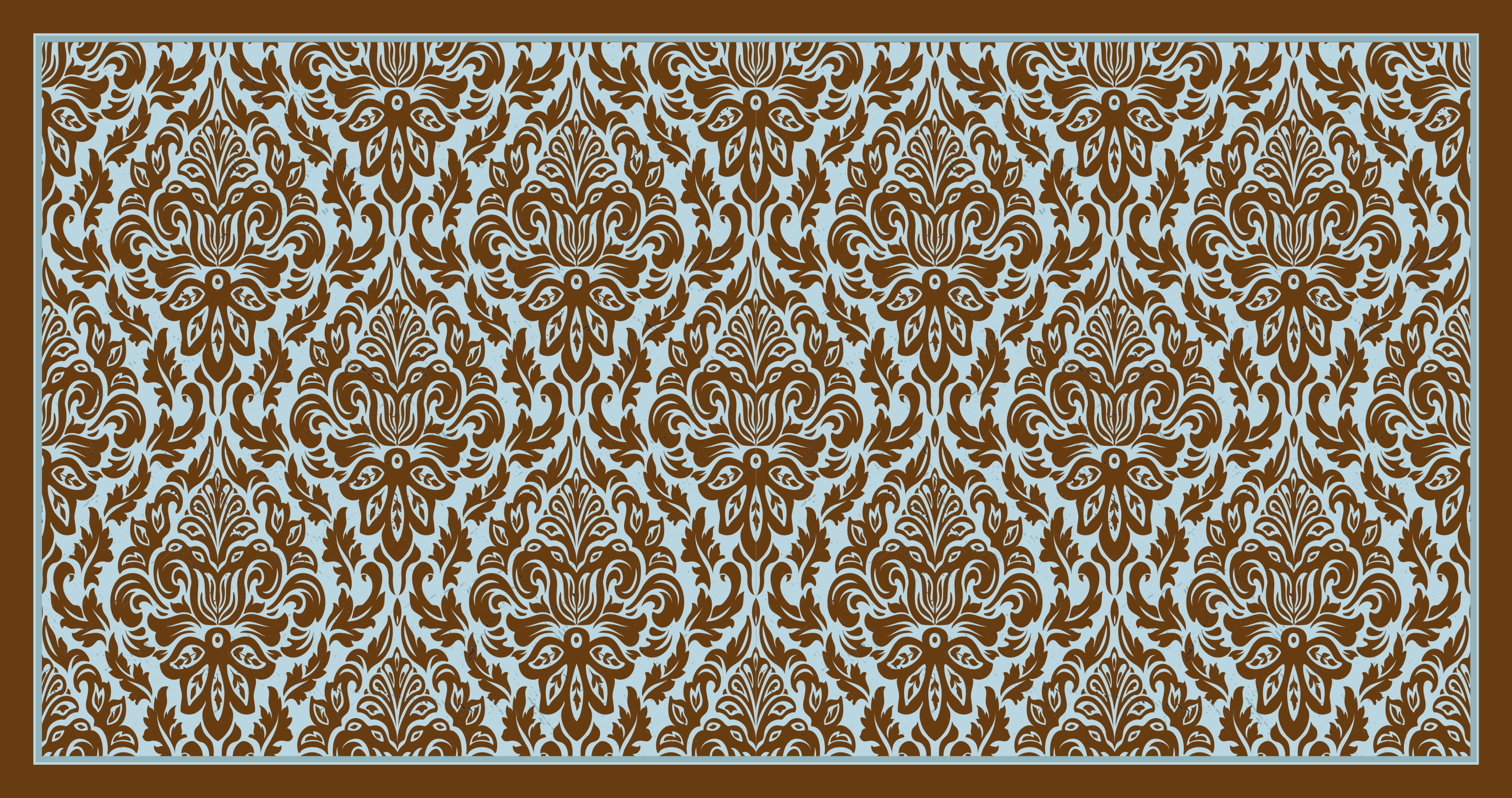 Elegant floral arrangement vintage vinyl carpet - TenStickers