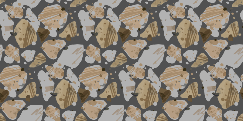 Abstract stone pattern wood effect vinyl carpet - TenStickers