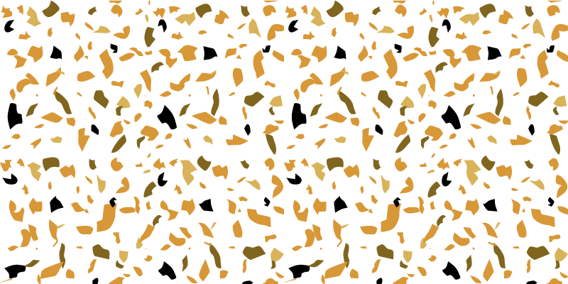 White and brown terrazzo texture vinyl carpet - TenStickers