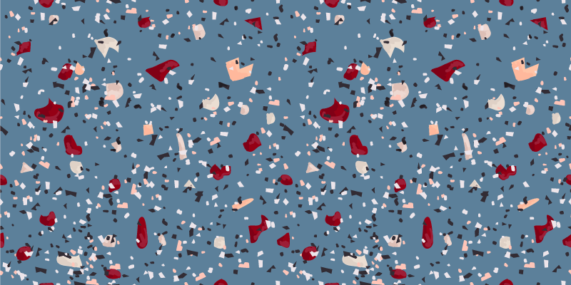 Texture vinyl carpet in vibrant geometric designs - TenStickers