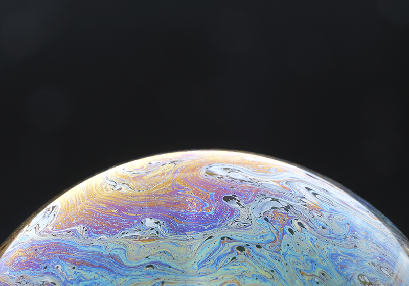 Cosmic colour sphere living room vinyl carpet - TenStickers