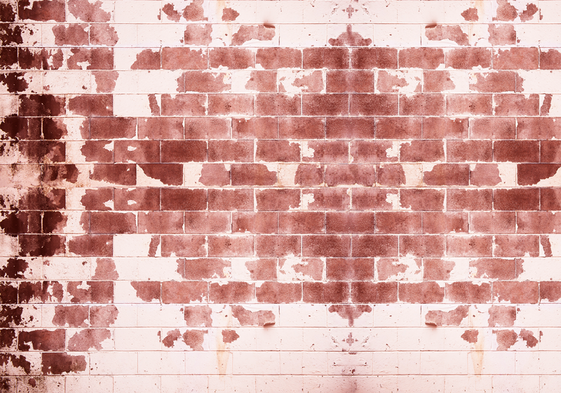 Rustic Brick Motif stone effect vinyl carpet - TenStickers