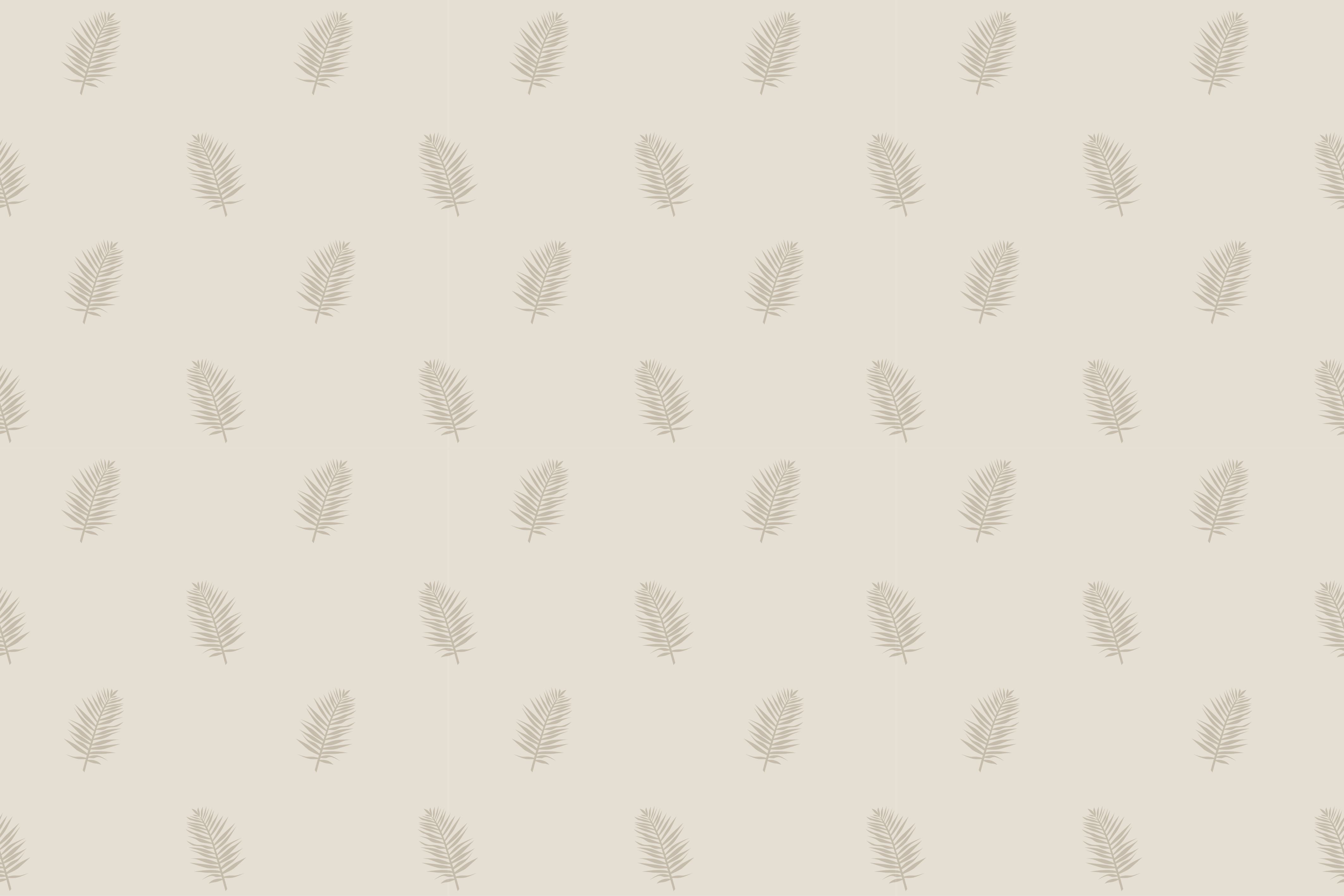 Leaf Patterned Accent nature vinyl carpet - TenStickers