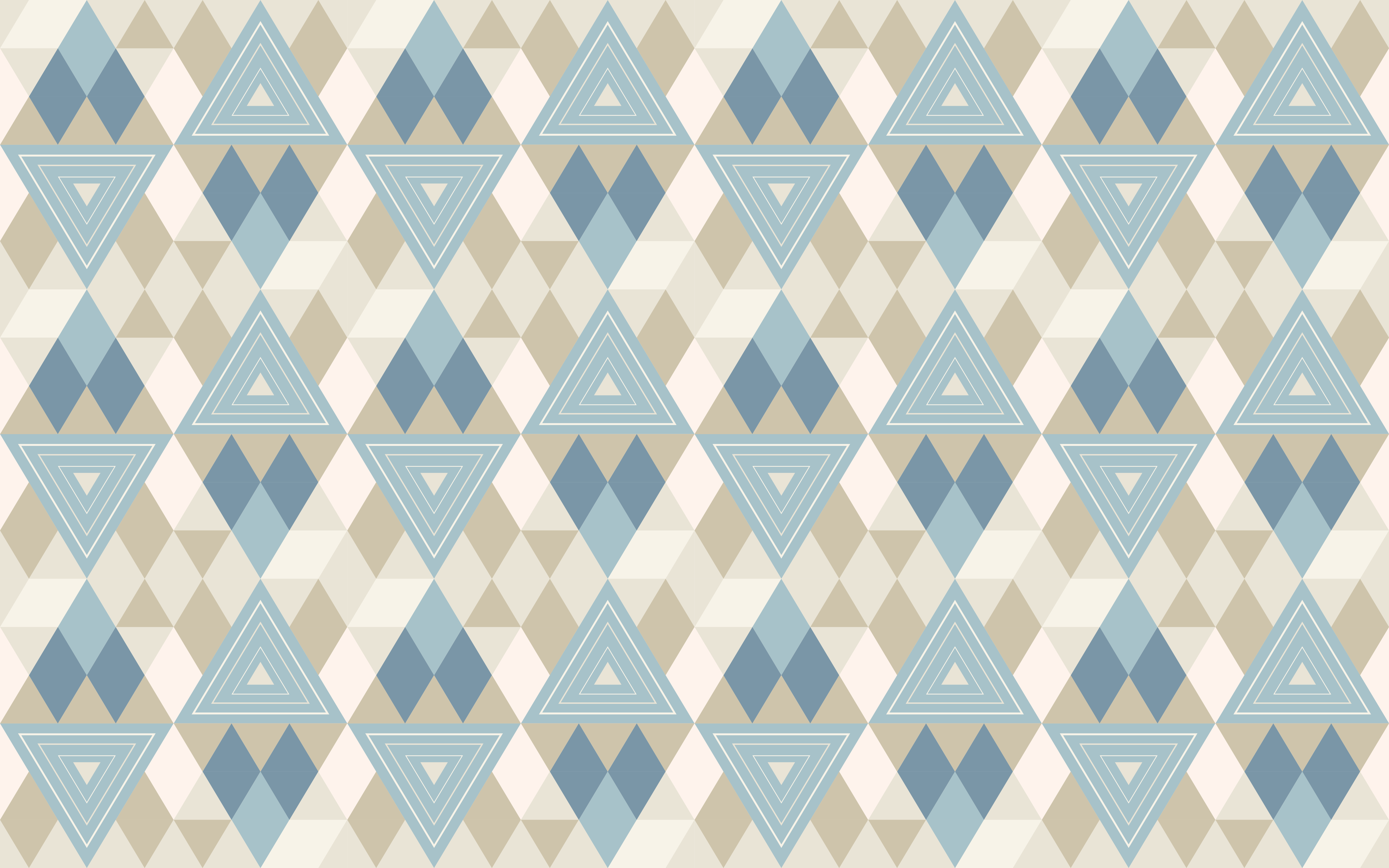 Triangles and Diamonds geometric vinyl carpet - TenStickers