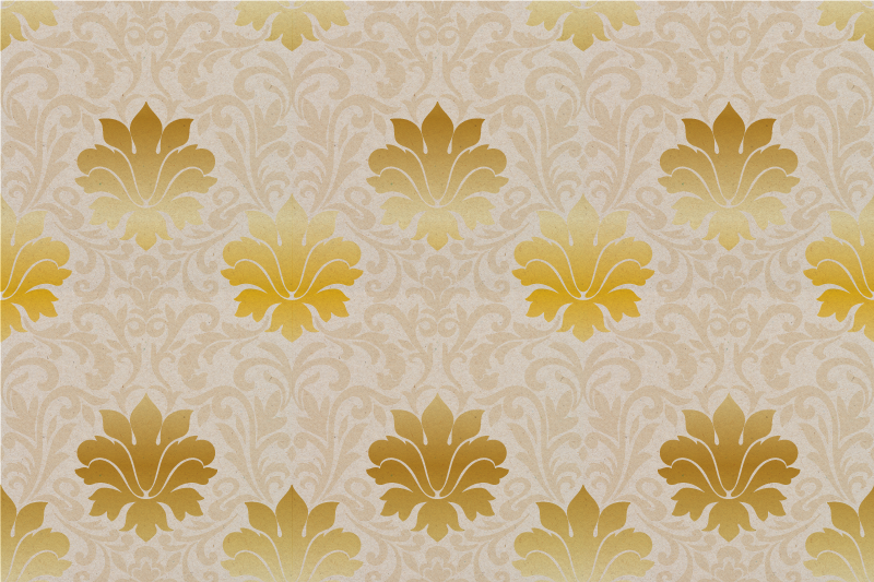 Baroque Pattern Elegance vintage vinyl carpet - TenStickers