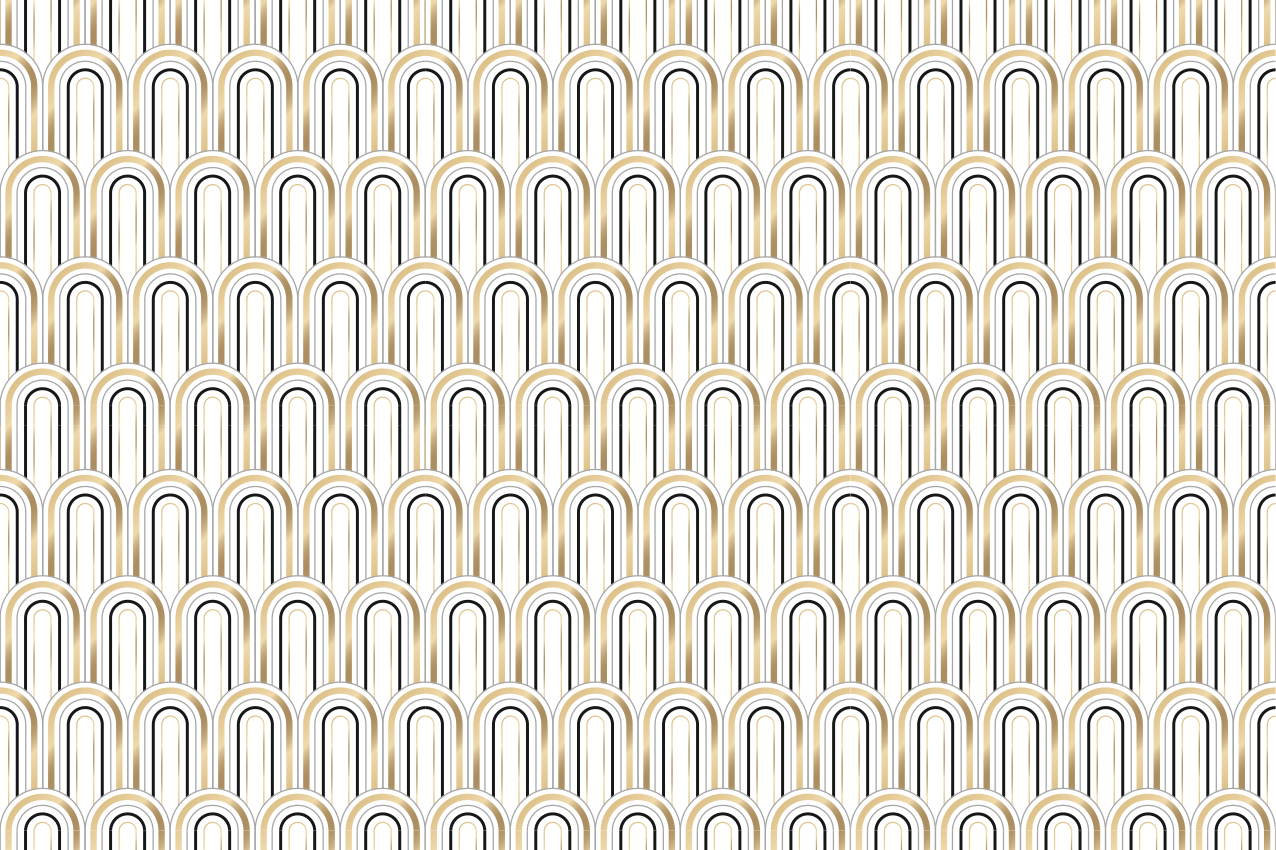 Arch Pattern Design geometric vinyl carpet - TenStickers