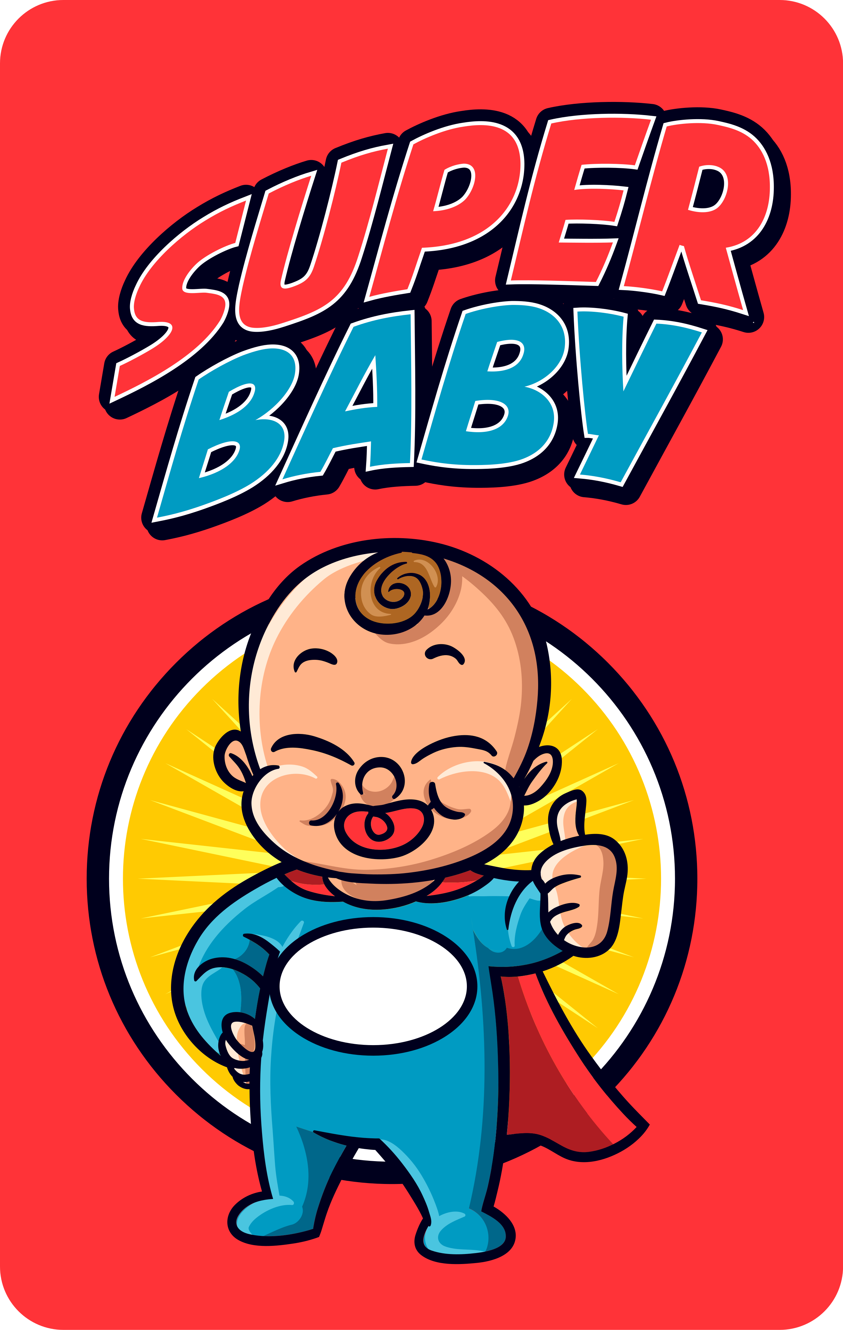Superhero Infant Theme nursery vinyl carpet - TenStickers