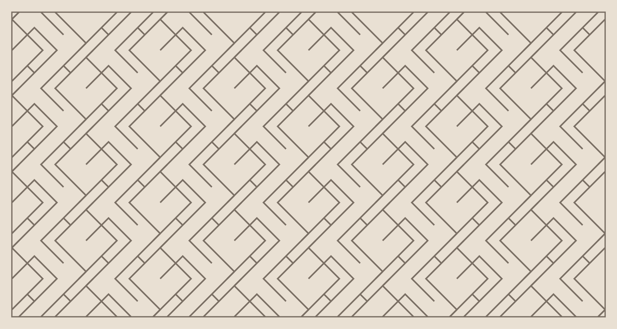Geometric Labyrinth Design geometric vinyl carpet - TenStickers