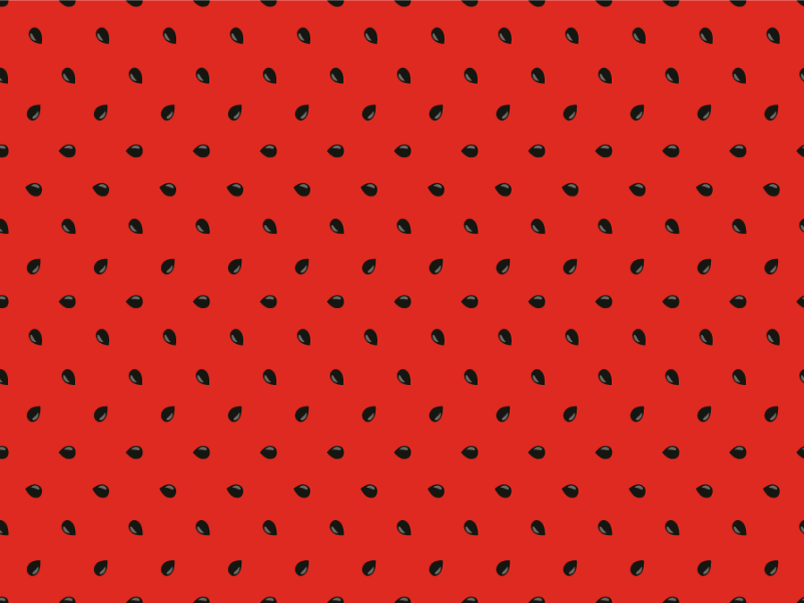 Red Seed Pattern kitchen vinyl carpet - TenStickers